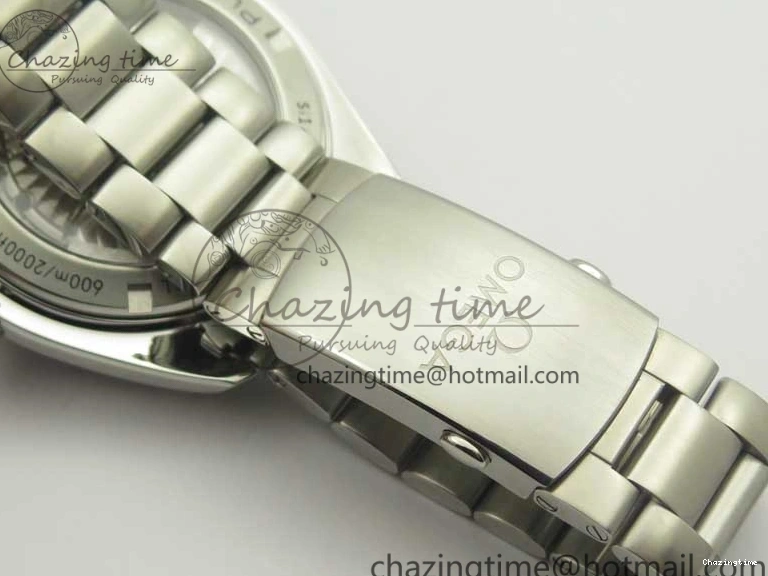 0208 EyeCatching Planet Ocean Professional Ceramic Bezel 45.5mm 1:1 VSF Best Edition Silver Markers on SS Bracelet A8500 Super Clone 8050